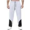 thumbnail image 1 of Ceisia Men Casual Sport Solid Color Pants Elastic Waist Drawstring Pocket Gift Trousers, 1 of 8
