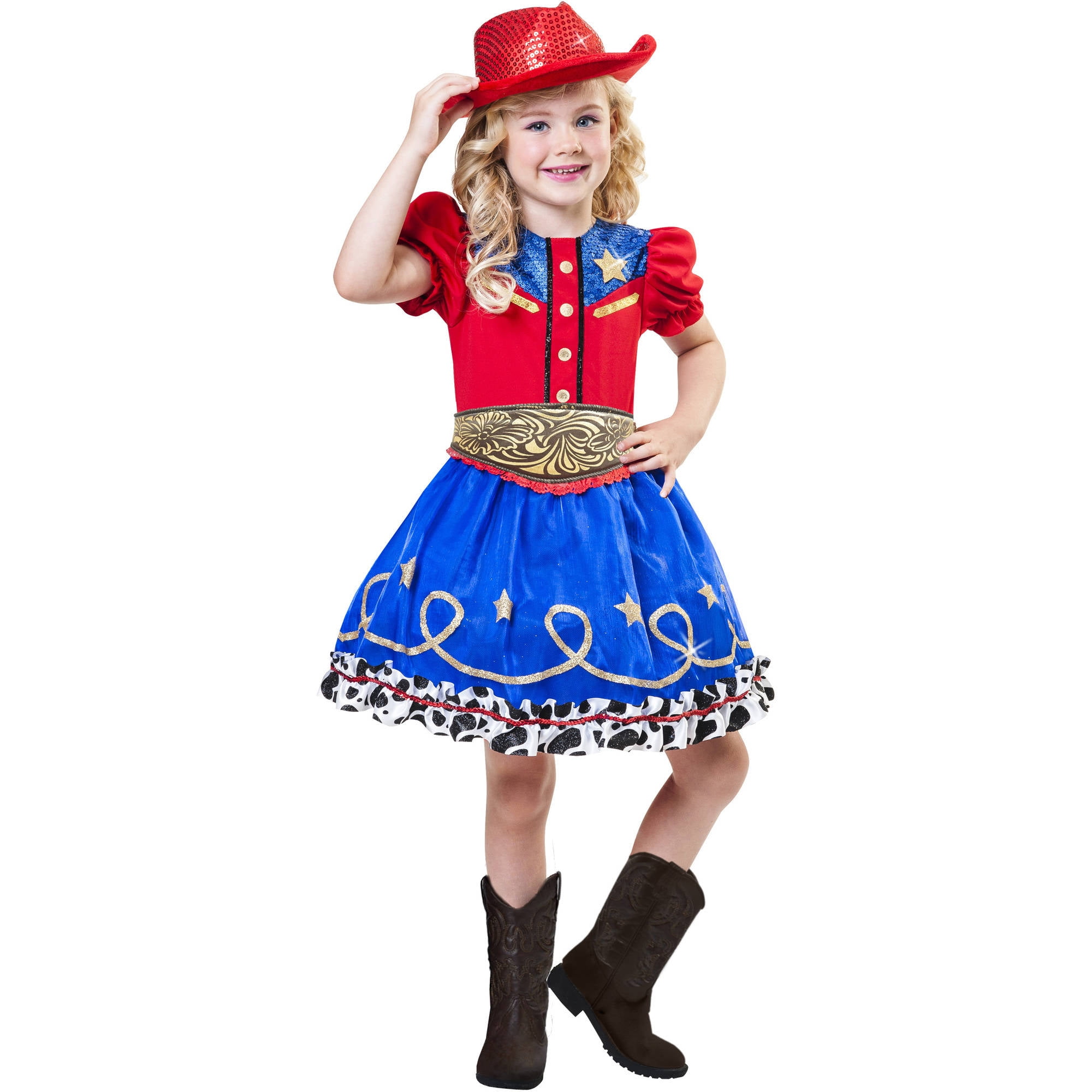 Cowgirl Cutie Child Halloween  Costume  Walmart  com 