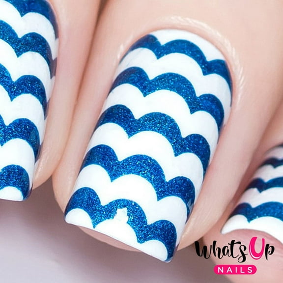 Whats Up Nails - Serene Tape Vinyl Stencils Nail Art Design