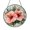 Acrylic 3.5 Inch, variant on Tropical Hibiscus Bloom Stained Glass Window Hanging Suncatcher, Decorative Botanical Art Panel Ornament