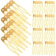 Phlegsive 50 Metal Hair Side Combs for Wedding Veil Clips