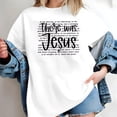 thumbnail image 4 of There was Jesus Shirt, Christian Comfort Colors Shirt, Bible Verse Shirt, Faith Shirt, Womens And Men Christian Tee., 4 of 6