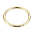 thumbnail image 4 of 30mm Metal O Rings Non-Welded for Straps Bags Belts DIY Gold Tone 10pcs, 4 of 5