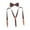 Dark Khaki, variant on Kids Suspenders Casual Trouser Pants for Costume Wedding Performances 2.5cm