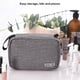 thumbnail image 2 of Advancent Bolsa de almacenamiento colgante de viaje, neceser, accesorios impermeables Unisex, organizador plegable de maquillaje, suministro comercial de Almacenamiento y organización del hogar Gris Advancent HA080984-03, 2 of 6