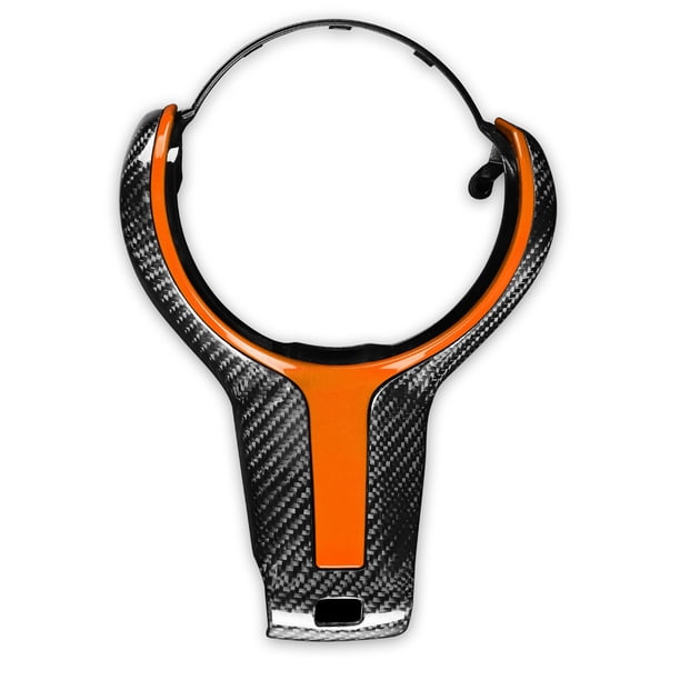 Riwesomey Embellecedor para cubierta de volante, piezas de automóvil profesionales, Kit de repuesto de estilo práctico, componentes automotrices, Vehículos, repuestos y accesorios Mis amarillo