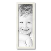 ArtToFrames 7x20" White Picture Frame, White Wood Poster Frame, with Regular Glass and 2 (FBPL-5140)