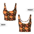 thumbnail image 5 of Lsque Autumn Pumpkin Printed Women'S Sports Bra, Compression, Moisture Wicking, High-Impact Sports Bra For Women,Supportive sports bra-Medium, 5 of 9