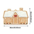 thumbnail image 3 of Fall Winter Outdoor Doormat Polyester Non Slip Floor Rug for Front Porch Patio Garage Laundry Room High Traffic Home Decor, 3 of 6