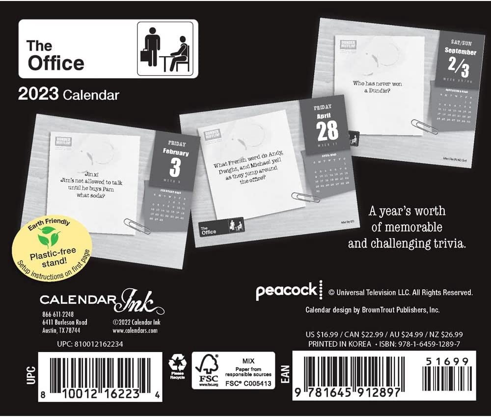The Office Box 2023 Box Calendar by Browntrout P1