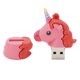 thumbnail image 1 of Unidad flash USB 2.0, herramienta de almacenamiento de datos con apariencia de dibujos animados rosa, regalo práctico para familiares y amigos, 16GB, 1 of 5