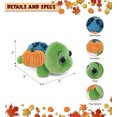 thumbnail image 3 of DolliBu Big Eye Blue Shell Sea Turtle Stuffed Animal with Pumpkin Plush Decor - Sea Turtle Pumpkin Plush Animal for Fall, Halloween and Thanksgiving, Pumpkin Plush Toy for Baby, Kids, Adults - 6 Inch, 3 of 6