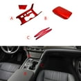 thumbnail image 3 of Xotic Tech Interior Gear Console Side Gear Shift Panel Armrest Box Cover Trim Combo Kit , Sporty Red , Compatible with Honda Accord 10th Gen 2018-2022(Hybrid Version), 3 of 9