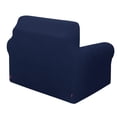 thumbnail image 6 of Utopia Alley Stretch Chair Sofa Slipcover, 1 Seater Couch Sofa Cover Furniture Protector Soft with Non Slip Foam and Elastic Bottom for Kids and Pets, Stretch Jacquard Sofa Slipcover (Chair, Navy), 6 of 10