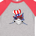 thumbnail image 4 of Inktastic 4th of July Patriot Shark Boys or Girls Toddler T-Shirt, 4 of 5