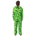 thumbnail image 7 of Minecraft Creeper Costume Pajama Outfit One Piece Union Suit, 7 of 7