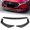 Unpainted Matt Black, variant on For 2019-2026 Mazda 3 Mazda3 Matt Black Front Bumper Body Kit Spoiler Lip 3pcs