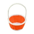 thumbnail image 2 of Ranliy Easter Mini Plastic Woven Basket Easter Theme Basket Suitable For Easter Home Outdoor School Use, 2 of 6
