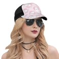 thumbnail image 5 of Lsque Cute Rabbit Printed Trucker Hat - Baseball Cap for Men Women - Breathable Mesh Side, Adjustable Fit - for Casual Wear, 5 of 7