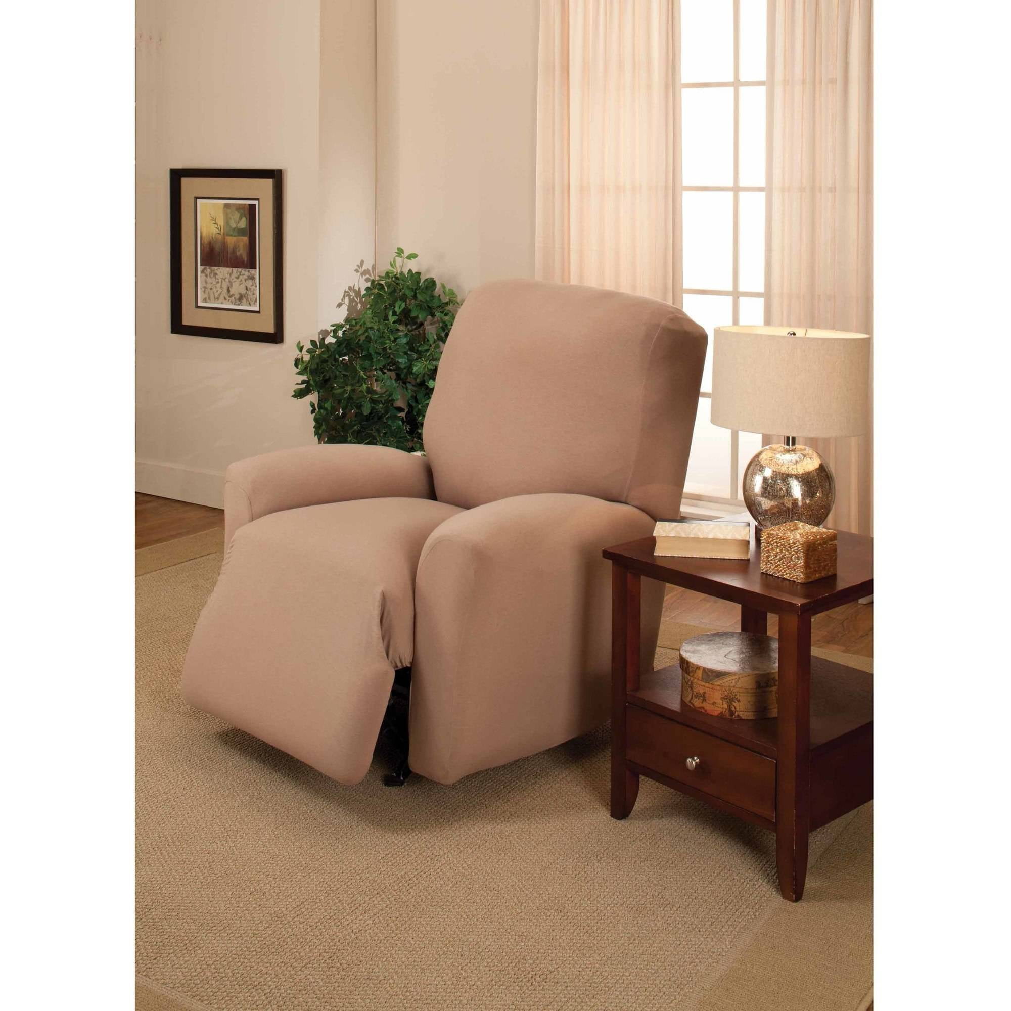 Madison Jersey Stretch Slipcover Large Chair Walmartcom