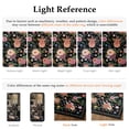 thumbnail image 6 of BERTHMEER 6'x9' Washable Area Rugs for Living Room Bedroom Vintage Black Kitchen Rugs Non Slip Floral Carpets Office Farmhouse Dining Room Oriental Traditional Flower Multicolor Rugs, 6 of 8