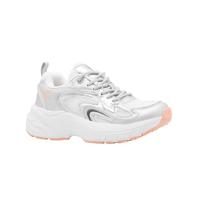 Tenis Para Mujer Charly® Moda Suela Chunky Color Plata plateado 25