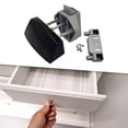 thumbnail image 4 of Cerradura para cajón de gabinete, cerradura para armario, pestillo para cajón de aleación Premium, pestillo para cajón RV para puerta de D, 4 of 6