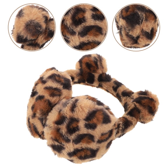 HOOWIFFY 1Set Warm Ear Muffs for Women with Windproof Acrylic Fibers Comfortable Outdoor Activities