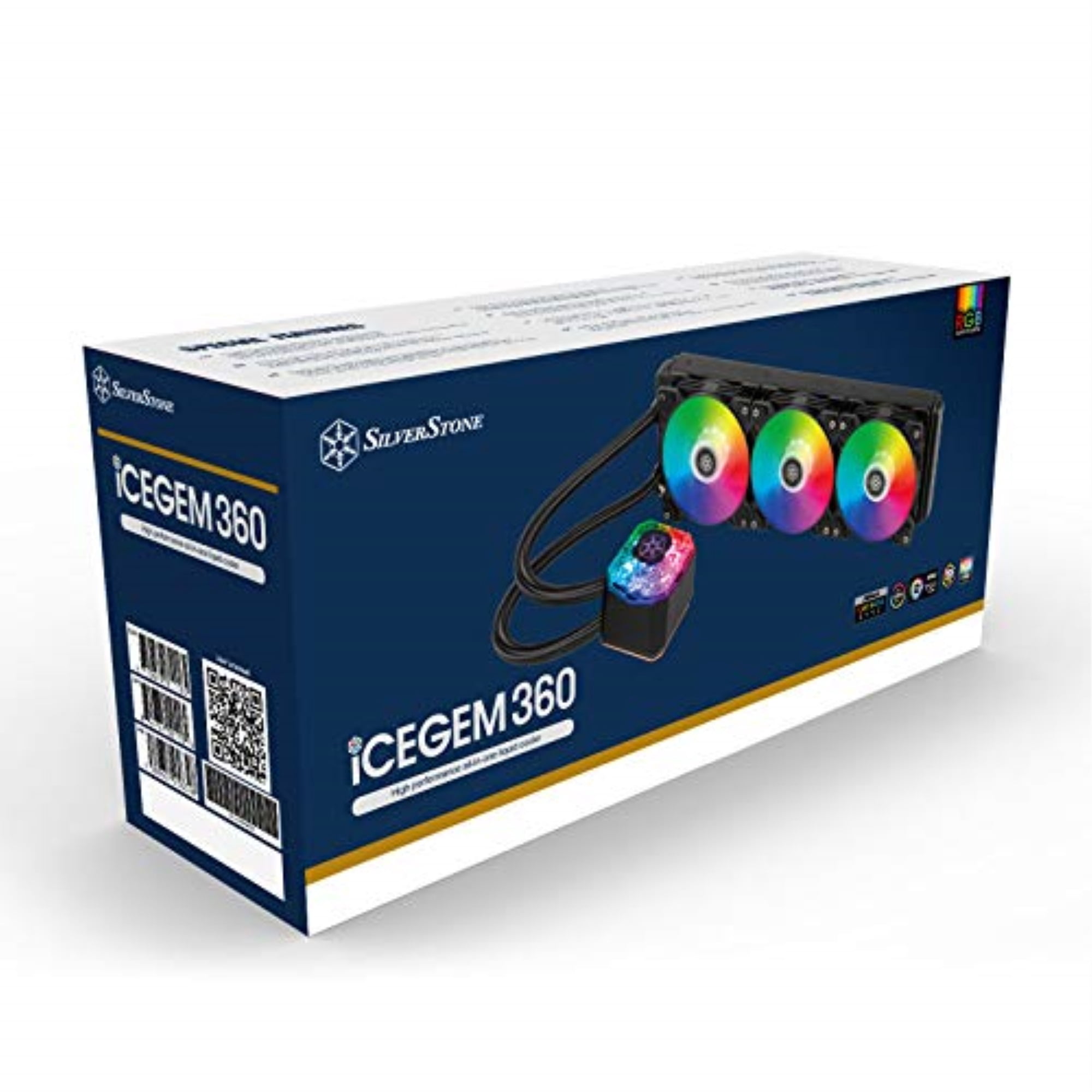IG360-ARGB, AIO CPU liquid cooling/ARGB/12025 fan*3/36028 radiator/MCT pump/Support to TR4 & LGA1200