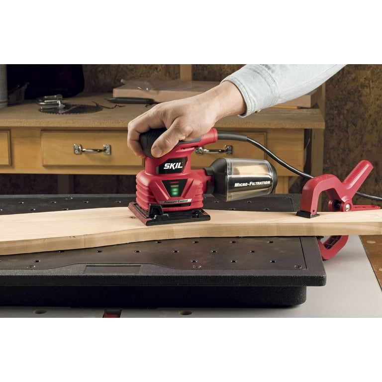 SKIL 2.0-Amp 1/4-Inch Sheet Sander with Pressure Control, Corded, 7292-02 SKIL 2.0-Amp 1/4-Inch Sheet Sander with Pressure Control, Corded, 7292-02