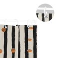thumbnail image 5 of Yayeee Shower Curtain with Hooks 72"x72" Waterproof Fabric Bathroom Hanging Decor, Black Abstract Stripes, 5 of 5