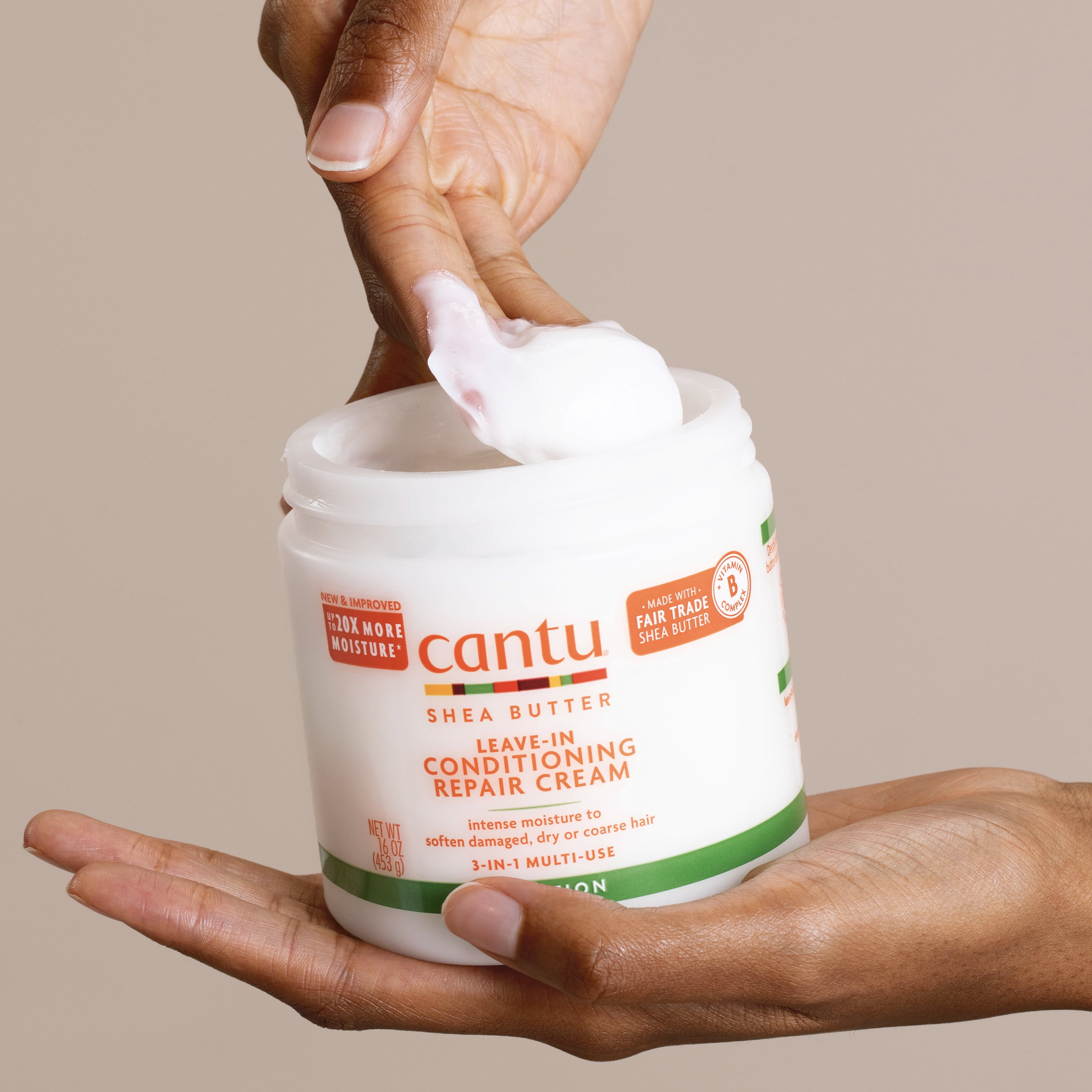 Cantu Shea Butter Leave-In Conditioning Repair Cream, 16 oz