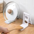 thumbnail image 5 of Collapsible ABS Plate Drainer with Slots Kitchen Non-slipping Pot Lids Holder Multifunctional Pot Cover Holder, 5 of 6