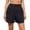 r-1970Black477, variant on MEZZALL Women Beach Casual Hot Shorts With Elastic Waistband Lightweight Athletic Running Workout Shorts Boho Solid Color Summer Daily Bottoms
