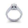 thumbnail image 3 of Real 1.2carat Round Cut Diamond Prong Ladies Solitaire Bridal Engagement Ring Solid 10K Gold JK I1, 3 of 3