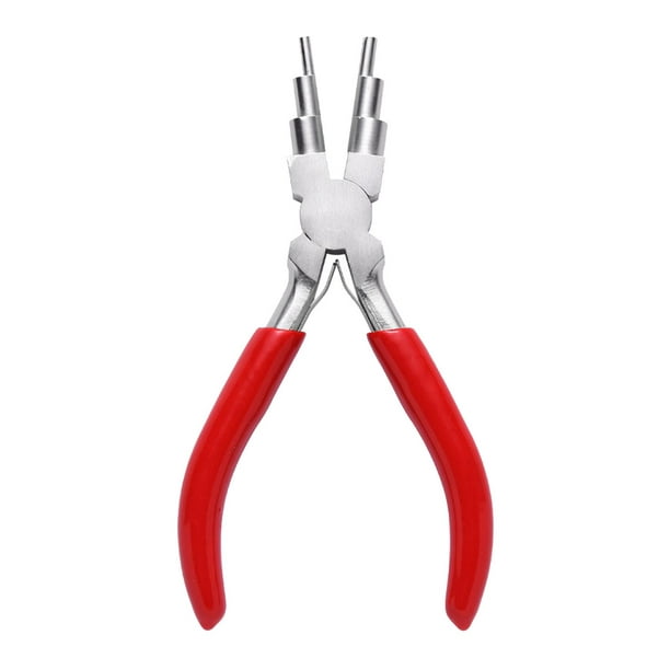 multifunctional Bail Making Pliers Wire Looping Forming Pliers with  Non-slip Handle for 3/4/6/7/8.5/9.5mm Loops and Jump Rings DIY Jewelry  Making Red 