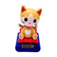 thumbnail image 1 of Bobblehead Toy Automatic Friendly No Battery Required Accessories Solar Powered Dancing Figure for Dashboard Yellow Point Ear, 1 of 8
