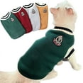 thumbnail image 2 of College Style Pet Dog Sweater Winter Warm Dog Clothes for Small Medium Dogs Puppy Cat Vest Chihuahua French Bulldog Yorks Coat (Grey,XL), 2 of 7