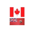 thumbnail image 1 of Canada Ensemble de Drapeaux du et du Manitoba (Lot de 2) (3 par 5 Pieds), 1 of 1