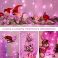 thumbnail image 2 of Fairy String Lights Waterproof 8 Modes with Remote Firefly Twinkle Christmas Lights for Outdoor Wedding Party Decorations(Pink-USB+remote 16FT 50LED), 2 of 6