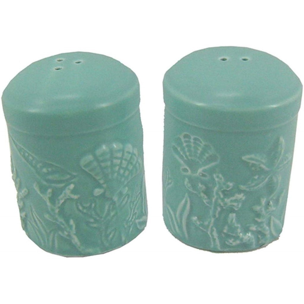 Sea Life Salt and Pepper Shaker Set Beach Nautical Decor