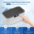 thumbnail image 3 of QD-Gotrays Ultrasonic Cleaner 500ml Jewellry Cleaner Silver Cleaner with Watch Stand for Jewelry Necklace Ring Eyeglasses Watch Denture, 47KHz Ultrasound Cleaner Machine Professional Sonic Cleaner, 3 of 7