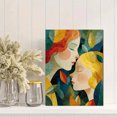 thumbnail image 2 of Sapphic Love Canvas Wall Art, LGBTQ+ Pride Illustration, Feminist Home Wall Decor, 2 of 8