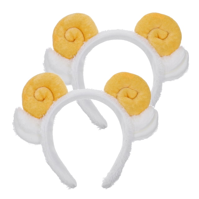 2 piezas adorables diadema de oveja para tierras diadema de caricatura diadema de maquillaje de maquillaje de maquillaje