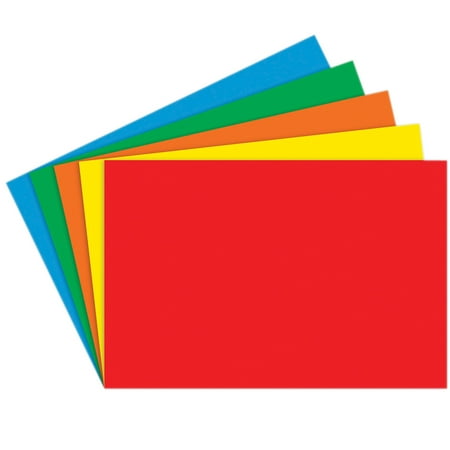 Index Cards Blank - 4 x 6 Primary Asst., 100ct
