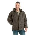 thumbnail image 2 of Men's Washed Duck Zip-Off Hooded Work Coat, 2 of 5
