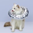 thumbnail image 1 of Collar flexible a prueba de agua para y rascar, cicatrización suave de heridas después de la cirugía, recuperación protectora para gato, Colco  Cono de cuello, 1 of 8