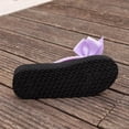 thumbnail image 4 of BADHUB Women's Flower Casual Flip Flops Boho Open Toe Slip On Bowknot Flat Dressy Sandals Beach Vacation Slippers Purple 36, 4 of 6