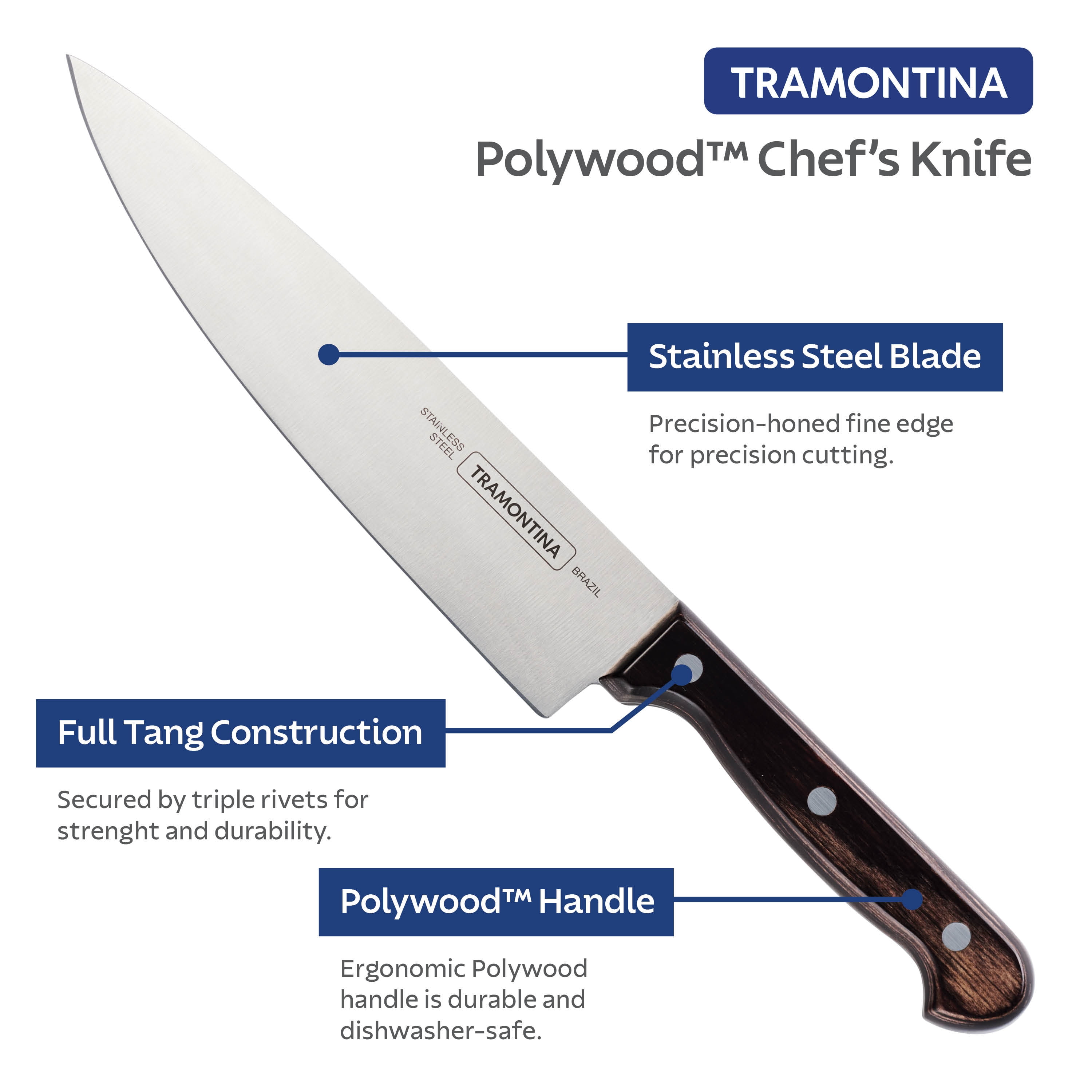 Tramontina 13pc Cutlery Block Set