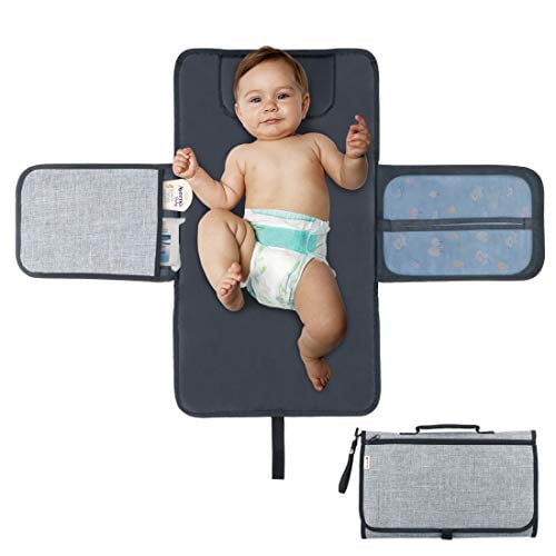 Kimyt Baby Changing Diaper Pad Newborn Nappy Diaper Play Changing Mat Portable Foldable Washable for Travel Kimyt Baby Changing Diaper Pad Newborn Nappy Diaper Play Changing Mat Portable Foldable Washable for Travel